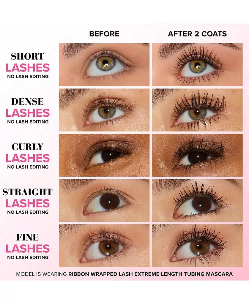 Too Faced Travel-Size Ribbon Wrapped Lash Tubing Mascara 5