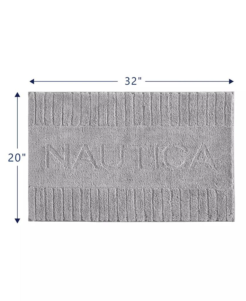 Nautica Logo Knit 2 Piece Bath Rug Set 2