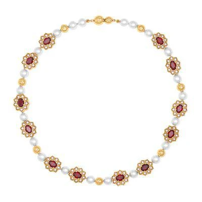 Louis Vuitton LV Dynasty Flower Necklace 1