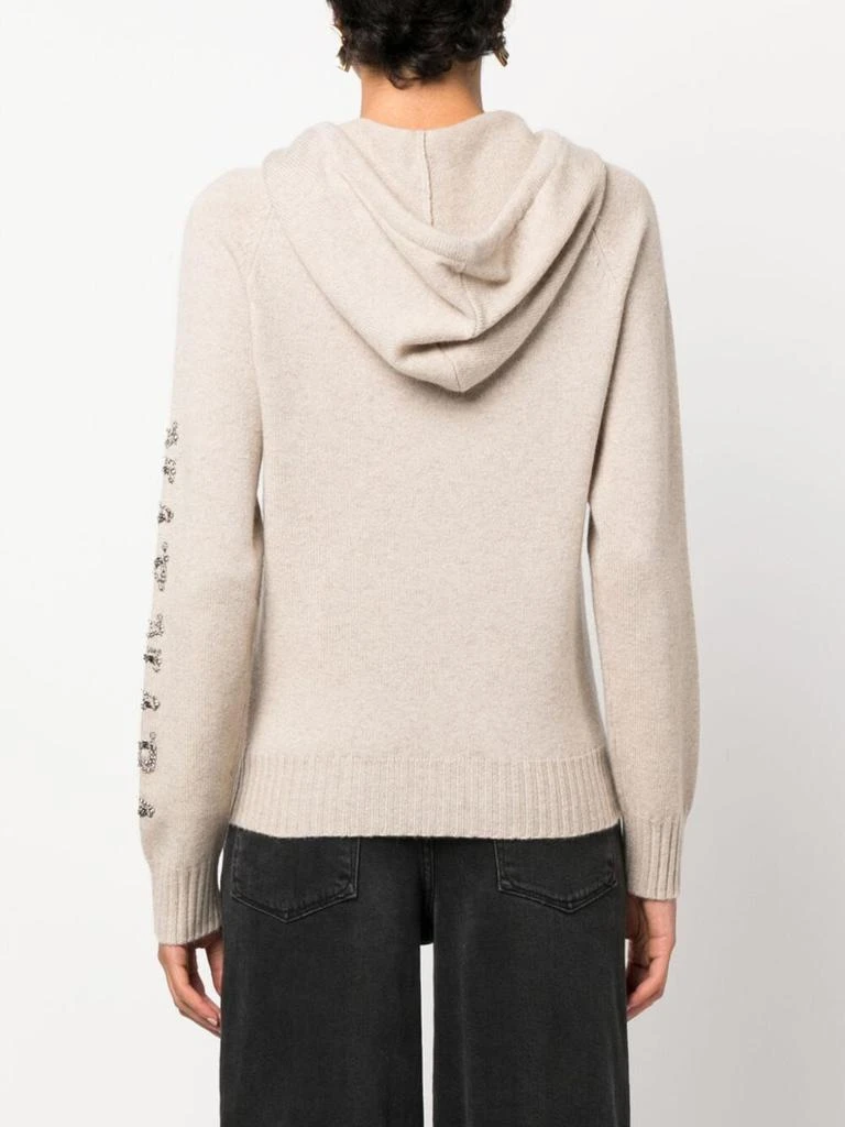 MAX MARA Ananas knit hoodie 2