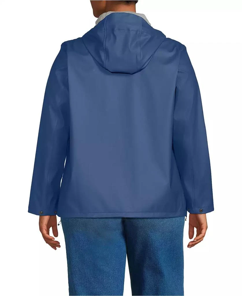 Lands
 End Plus Size Squall Waterproof Rain Slicker Jacket 2