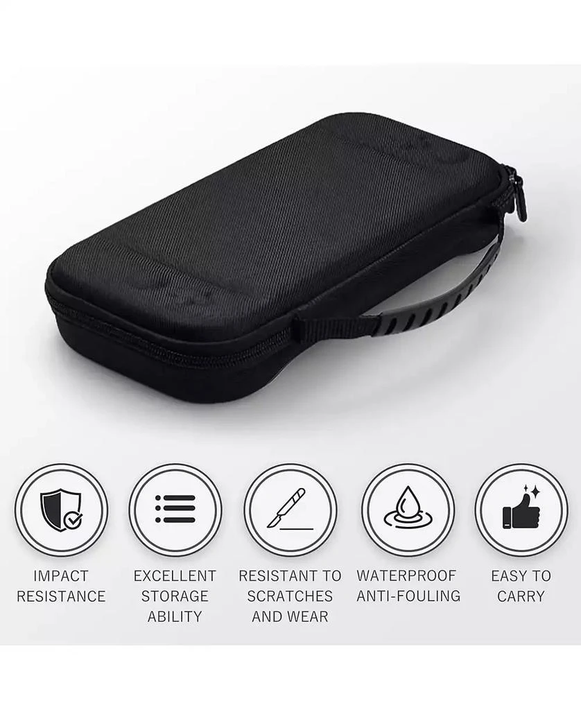 NBCP Carrying Storage Case for Switch 2, Durable Hard Shell Messenger Bag, Soft Lining, 8 Game Card Slots, Protective Travel Storage 3