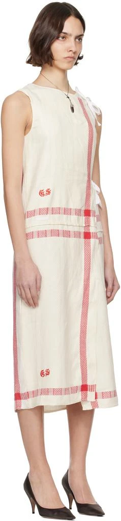 HODAKOVA Kitchen Towel Wrap Midi Dress 2