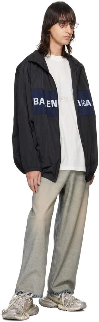 Balenciaga White Surfer T-Shirt 4