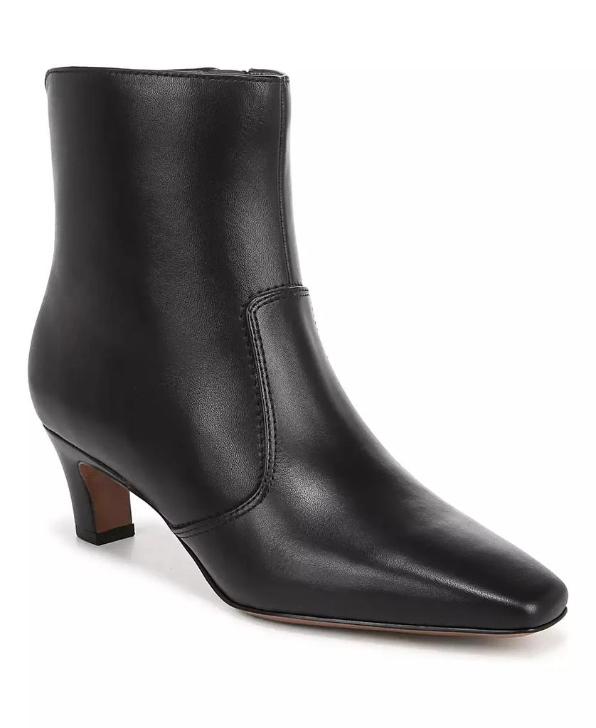 Franco Sarto Women’s Alexandria Snipped Toe Kitten Heel Booties 1