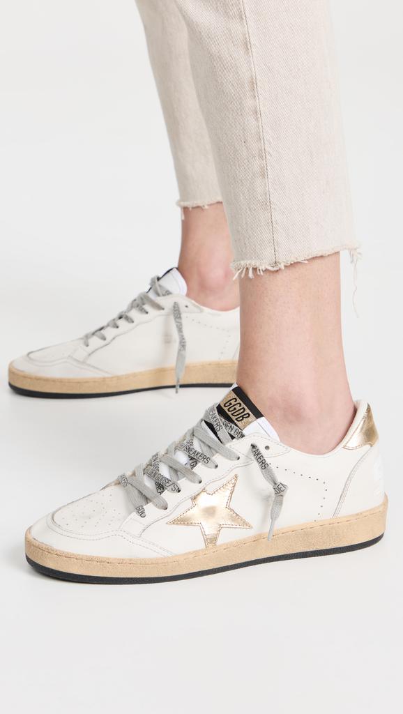 Golden Goose Ballstar Leather Upper Laminated Star Sneakers