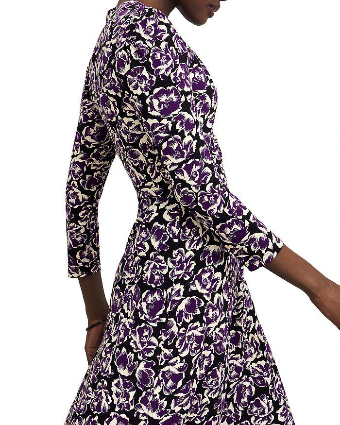 Hobbs Purple Paige Jersey Dress 16 Womens Hobbs Purple Paige Jersey Dress 16 Womens