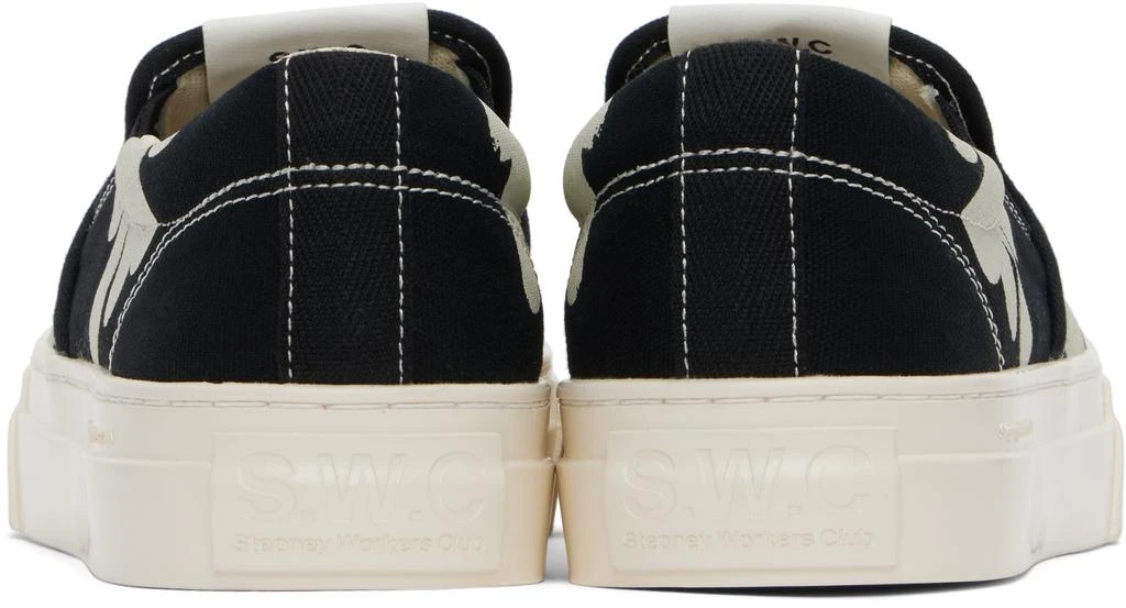 Stepney Workers Club Black 
White Lister Cup Shroom Hands Sneakers 2