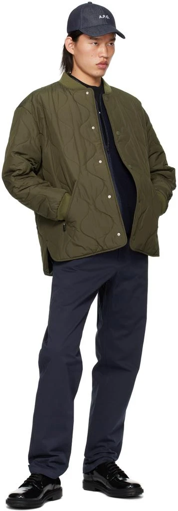A.P.C. Khaki Florent Bomber Jacket 4