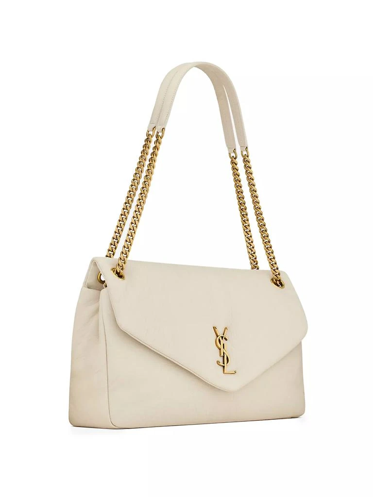 Yves Saint Laurent Calypso Large Bag in Grained Lambskin 6
