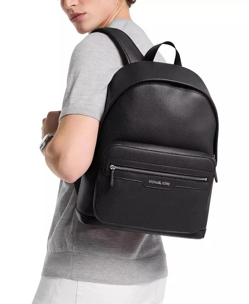 Michael Kors Men's Malone Leather Logo Backpack 4