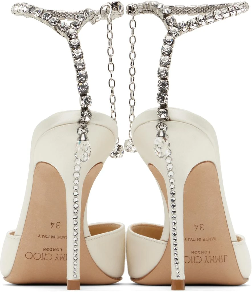 Jimmy Choo Off-White Saeda 100 Heels 2