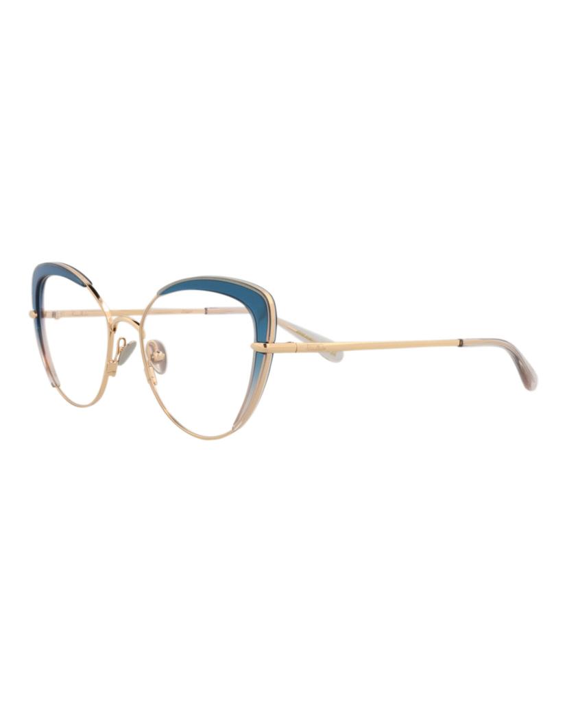 Pomellato Cat Eye-Frame Metal Optical Frames