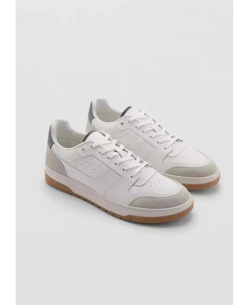 Mango Men's Leather Mixed Sneakers 1