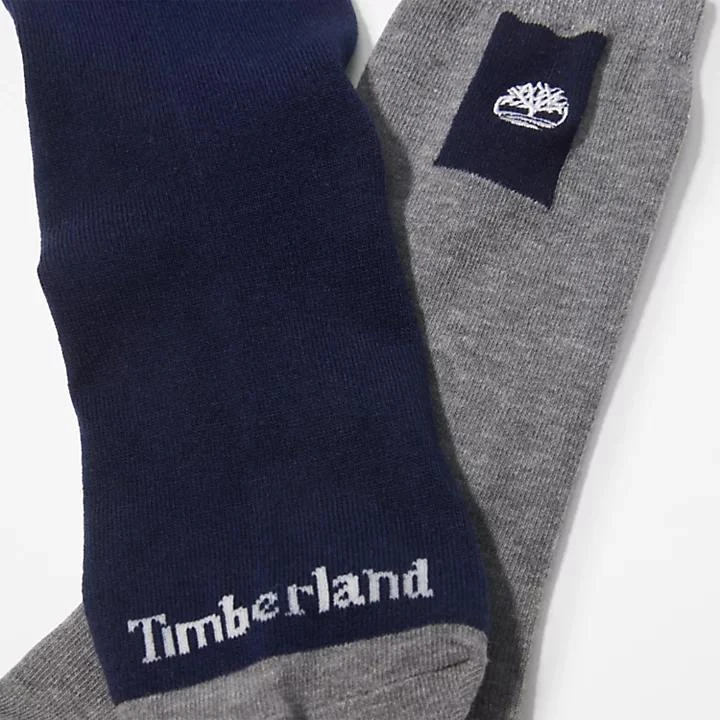 Timberland 2-Pack Crew Socks for Men in Grey 2