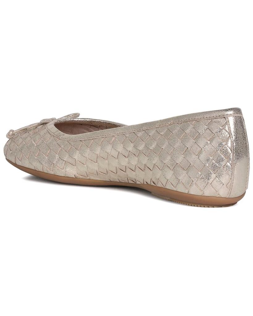 Geox Geox Palmaria Leather Ballerina Flat