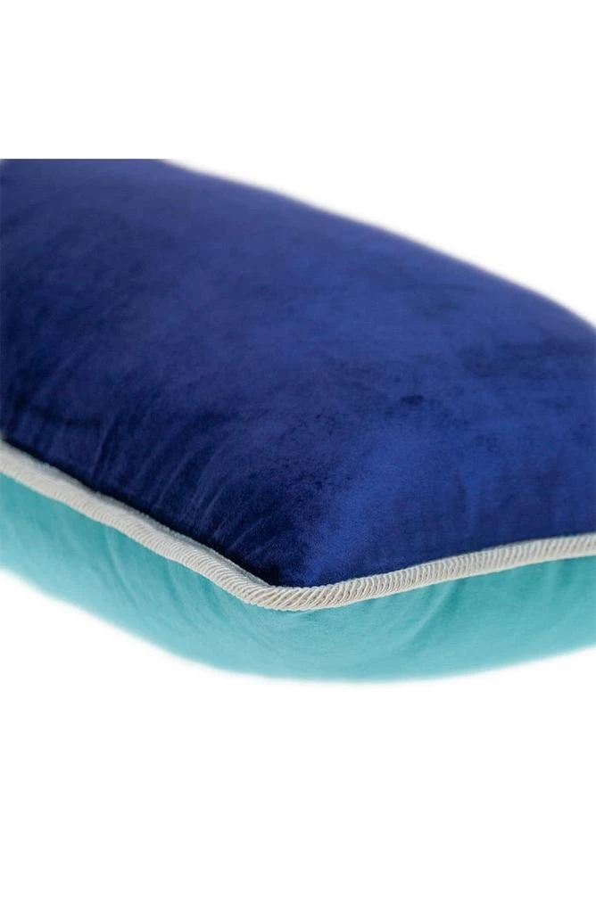 Parkland Maia Transitional Aqua Throw Pillow 4