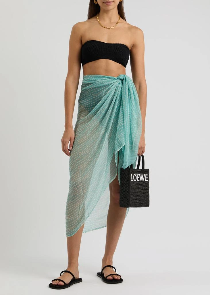Cloe Cassandro Printed silk-georgette sarong  4