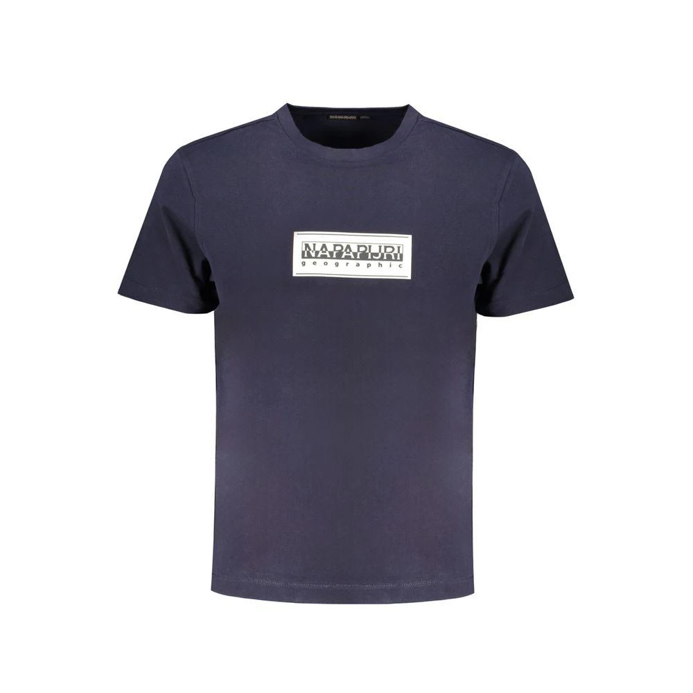 NAPAPIJRI Napapijri Blue Cotton T-Shirt 1