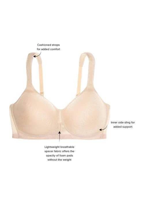 Wacoal Awareness Full Figure Seamless Wire Free Bra   85276 4