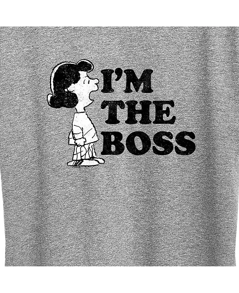 Hybrid Apparel Trendy Plus Size Peanuts Lucy Graphic T-shirt 3
