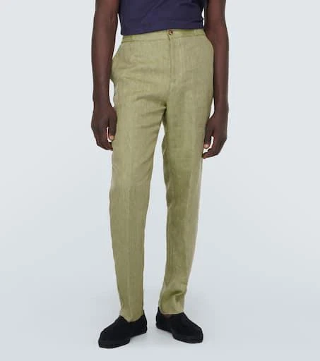 ETRO Linen straight pants 3