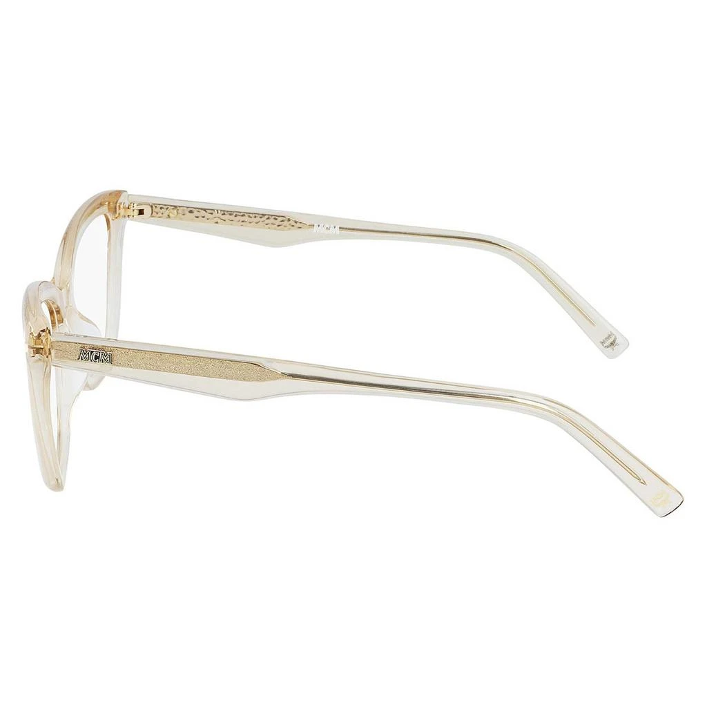 MCM MCM Women's Eyeglasses - Champagne Cat Eye Zyl Frame Clear Demo Lens | MCM2708 237 3