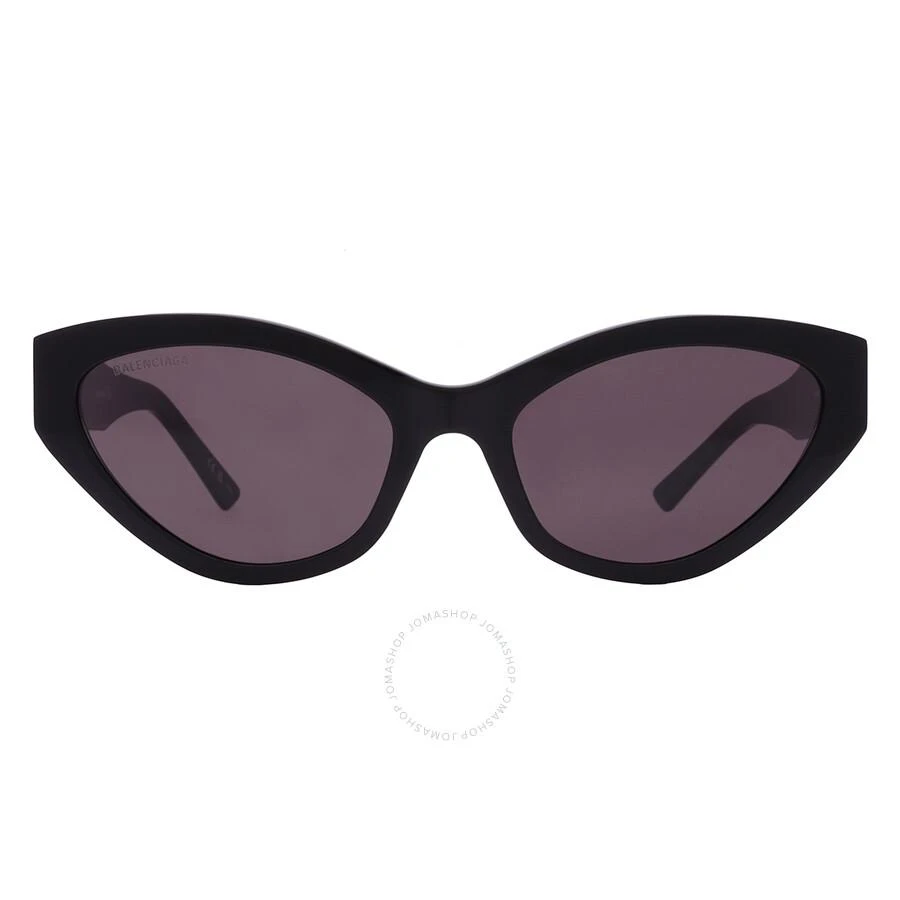 Balenciaga Grey Cat Eye Ladies Sunglasses BB0306S 001 57 1