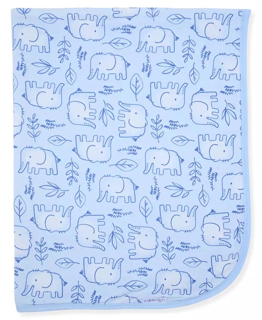 Max & Olivia Newborn Reversible Swaddle Blanket