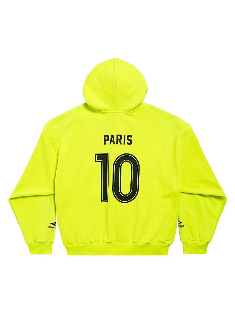 Balenciaga Paris Soccer Medium Fit Zip-Up Hoodie - Free Shipping