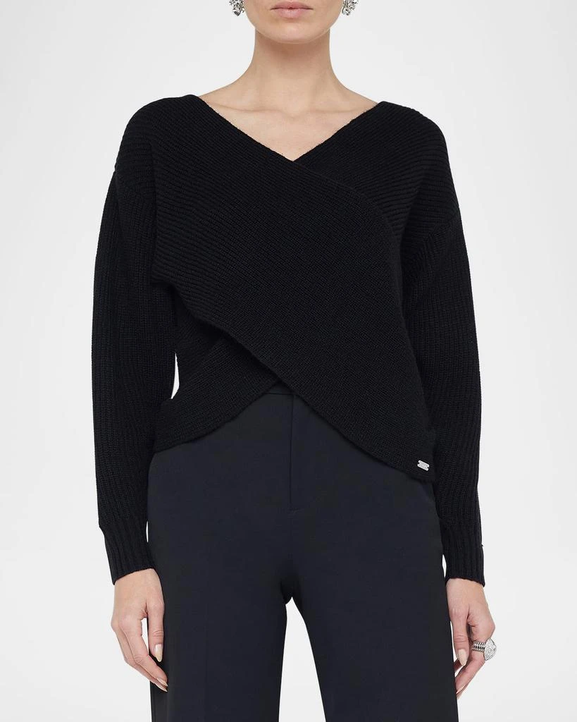 L'Agence Antonella Surplice Sweater 3