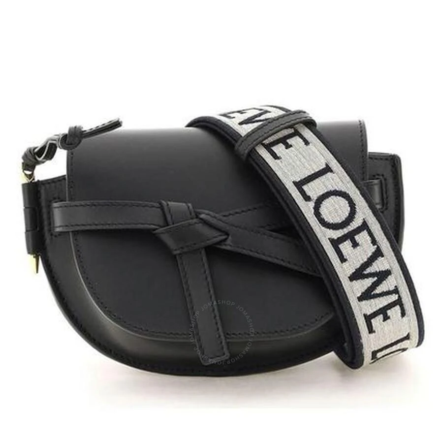 Loewe Mini Gate Dual Bag in Black 1