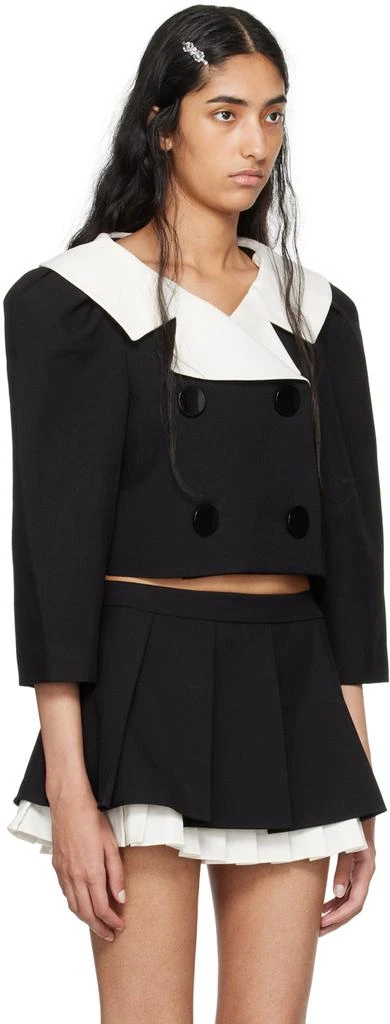 Shushu/Tong Black Puff Sleeve Jacket 2