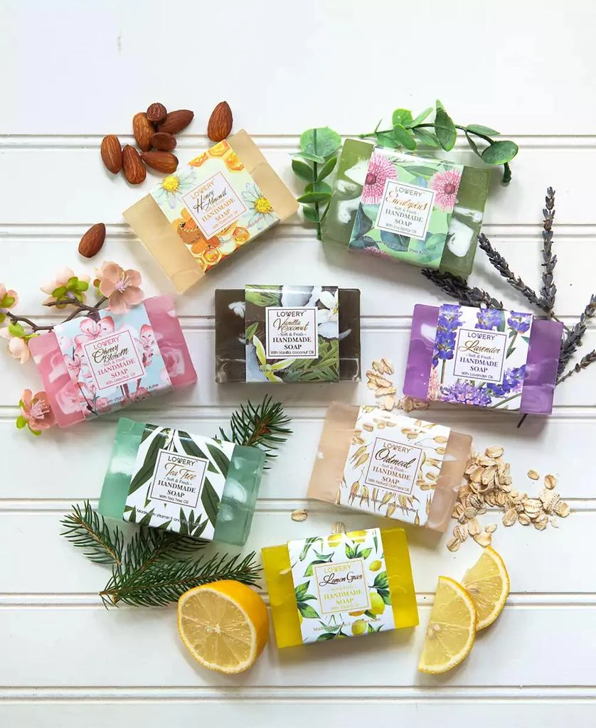 Lovery Handmade Soap Gift Set, Variety Pack Bath and Body Care Gift Set, 8 Piece 3