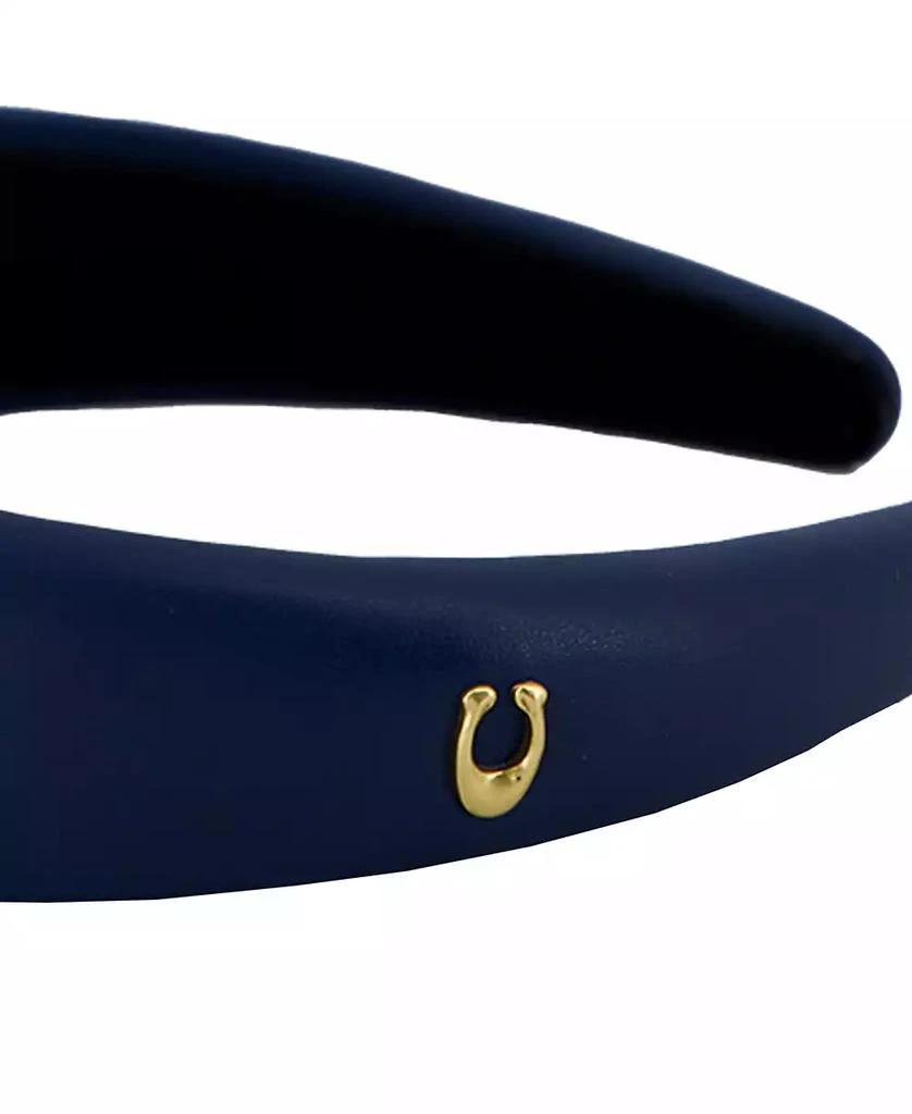 Coach Women's Leather Signature Luxe Headband 4