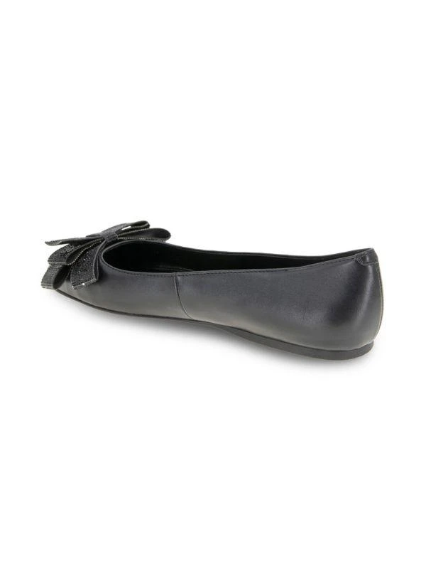 BCBG Haniba Crystal Bow Ballet Flats 3