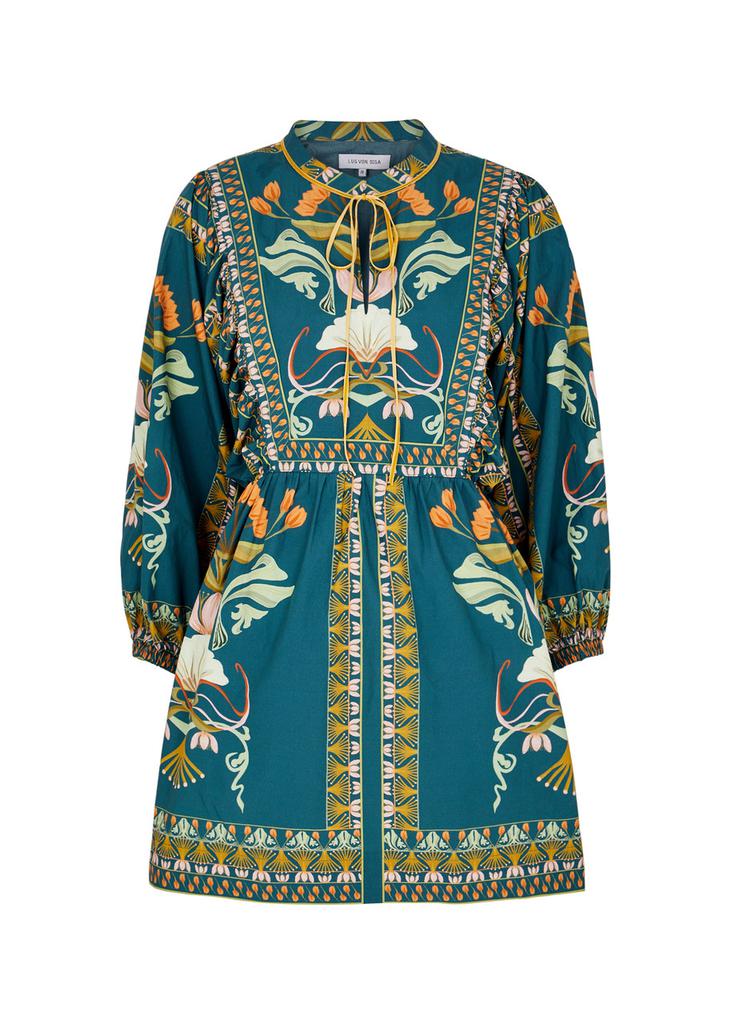 LUG VON SIGA Isla printed cotton mini dress