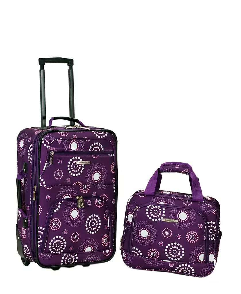 Rockland 2-Pc. Pattern Softside Luggage Set 1