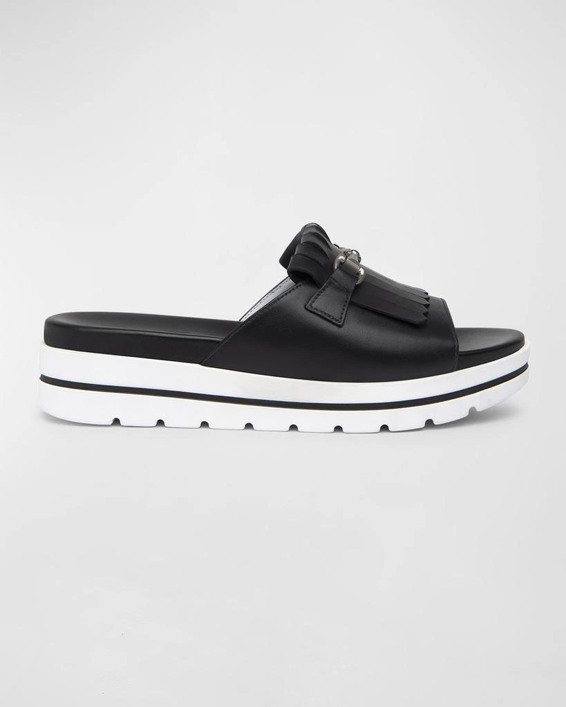 NeroGiardini Kiltie Slip-On Sandals 1