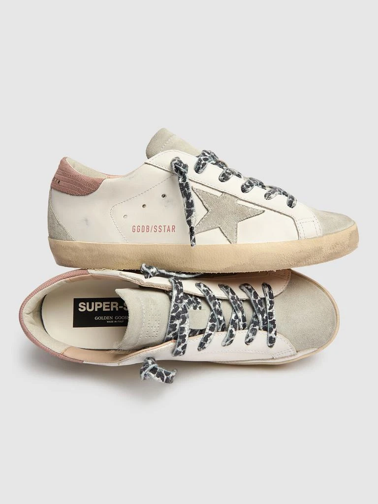 Golden Goose 20mm Super-star Leather Sneakers 2