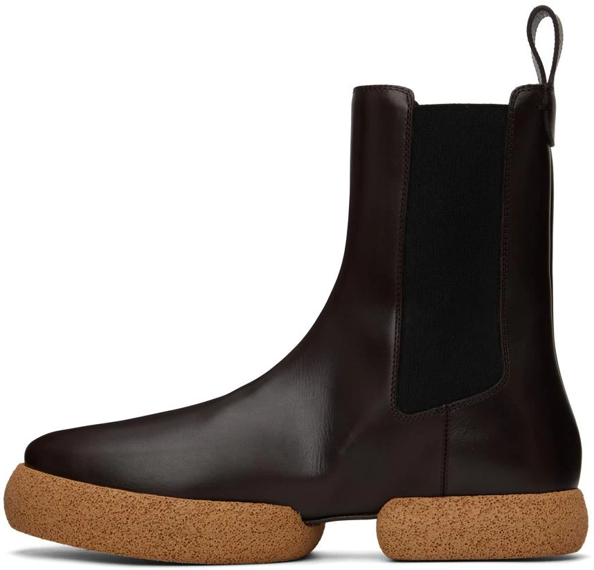 Dries Van Noten Brown Leather Chelsea Boots 3
