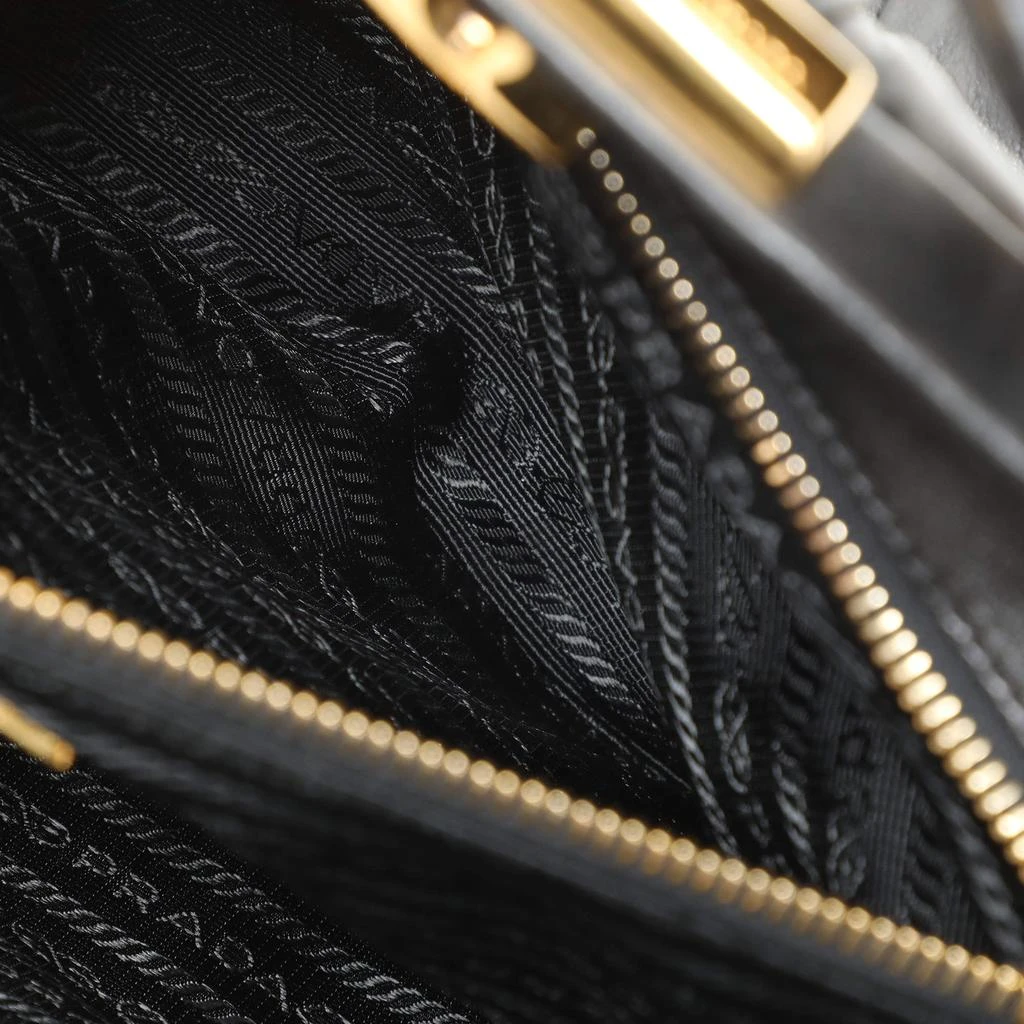 Prada Prada Black Matelasse Leather Top Handle Bag 14