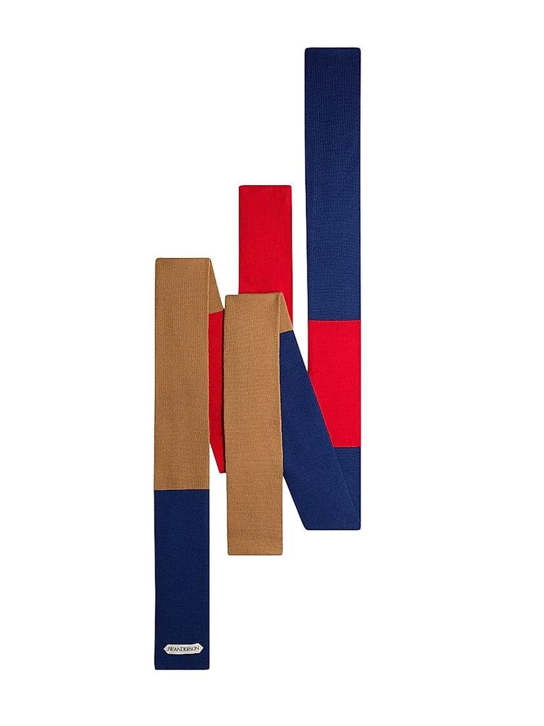 JW Anderson Four-Ended Wool Scarf 3