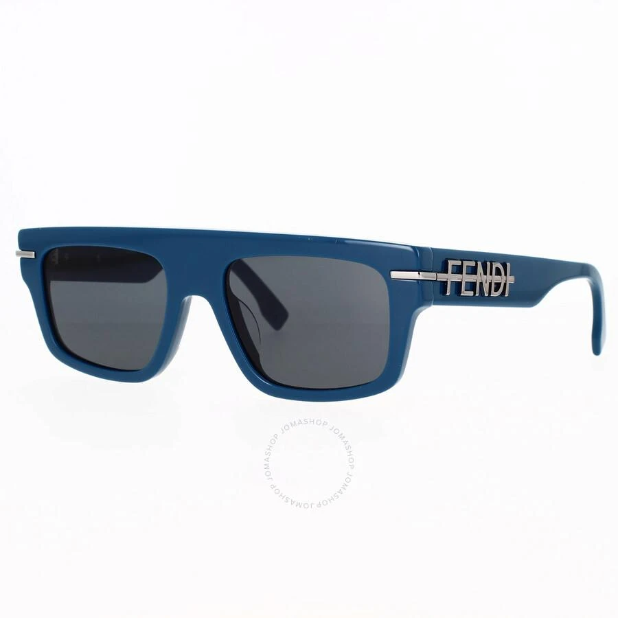 Fendi Blue Browline Men's Sunglasses FE40091U 90V 54 1