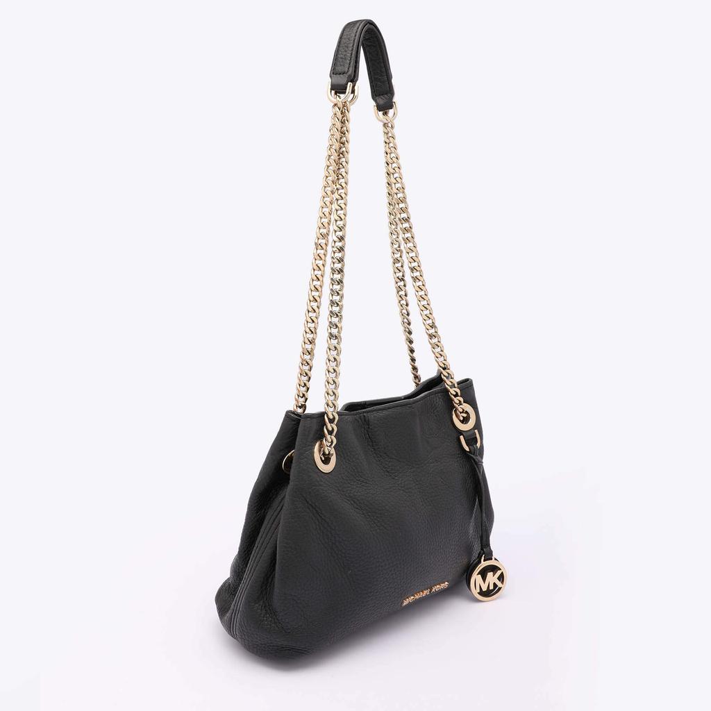 【関税&送料込】Michael By Michael Kors Black Leather Collet Michael Kors Michael Kors Black Leather Jet Set Tote - Tote