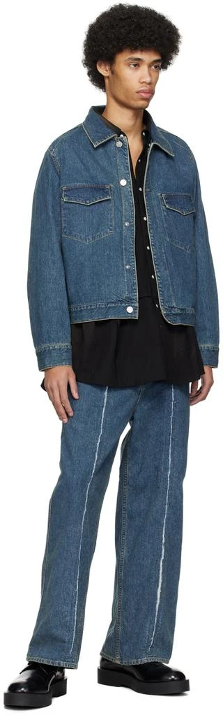 JieDa Indigo Cutting Jeans 4