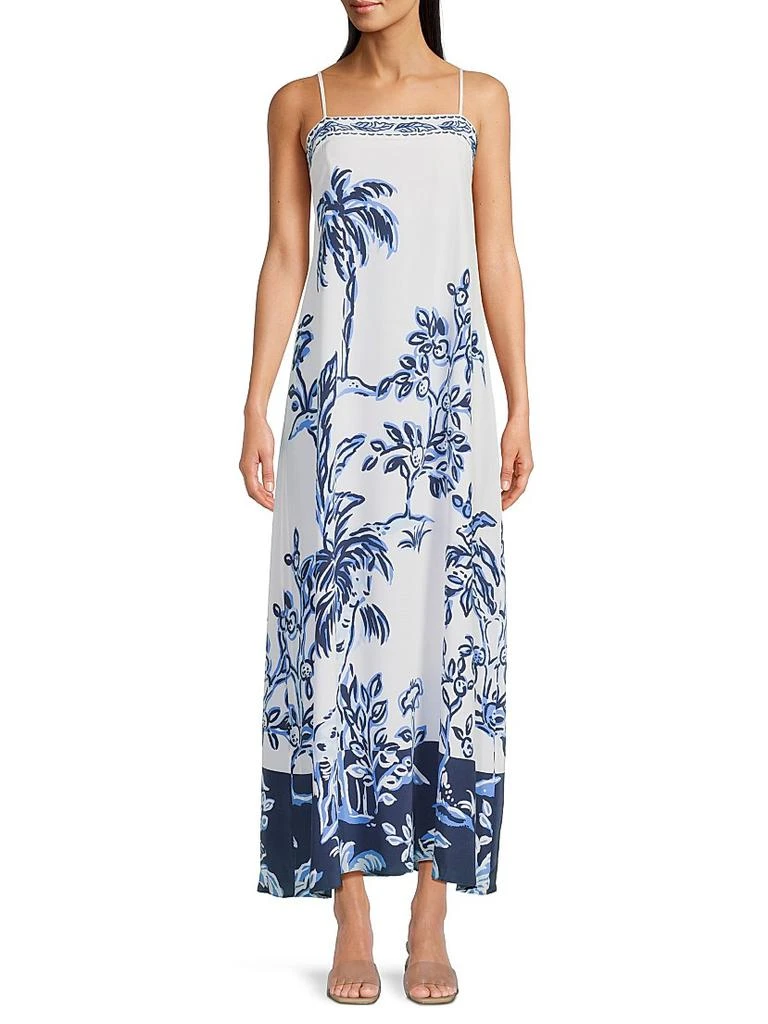 Lilly Pulitzer Jesslyn Silk Maxi Slip Dress 3