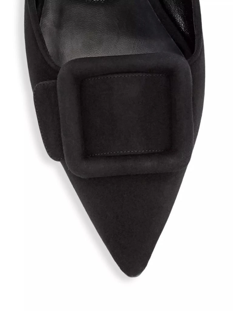 Manolo Blahnik Maysale Suede Flats 4