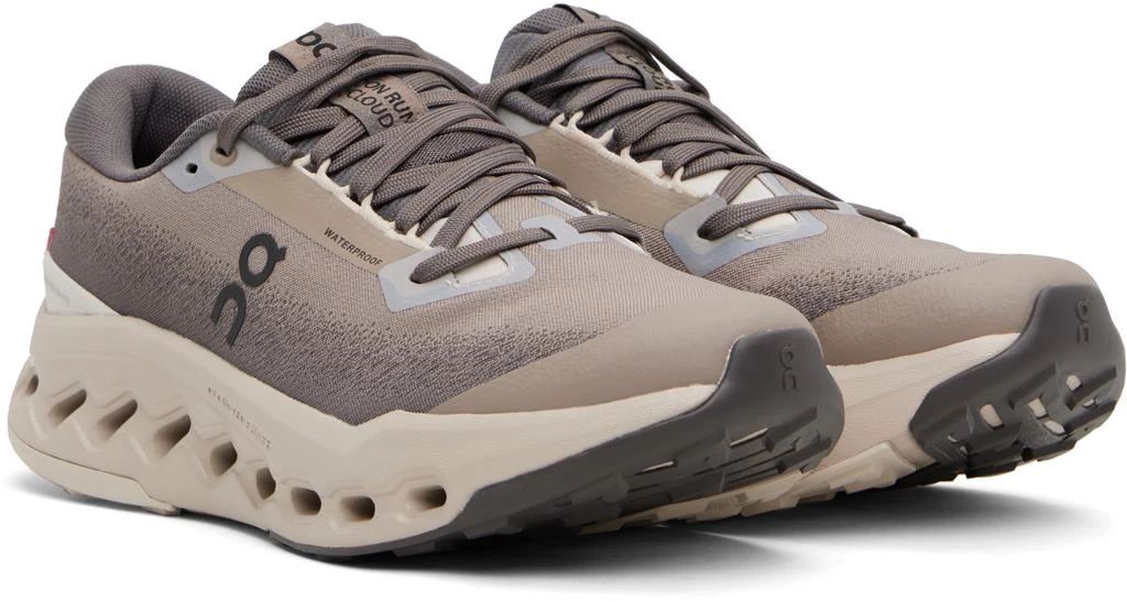 On Gray Cloudsurfer Trail 2 Waterproof Sneakers 4