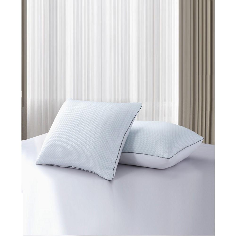 Serta Flipable Summer/Winter White Goose Feather 2-Pack Pillow